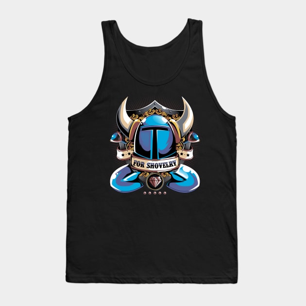 Shovel knight - Indie game - Crest Tank Top by Typhoonic